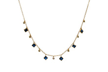 Cargar imagen en el visor de la galería, Collar Mil y una noche azul