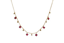 Cargar imagen en el visor de la galería, Collar Mil y una noche rojo
